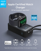 Anker MagGo Power Bank (10K, 35W, For Apple Watch) - side view | Silarius
