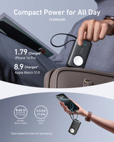 Anker MagGo Power Bank (10K, 35W, For Apple Watch) - detail view | Silarius