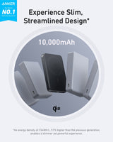 Anker MagGo Power Bank (10K, Slim) - side view | Silarius
