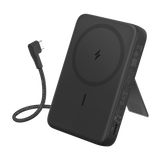 Anker Zolo Magnetic Power Bank (10K, 30W, Built-in USB-C Cable) - front view | Silarius