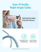 Anker Zolo Magnetic Power Bank (10K, 30W, Built-in USB-C Cable) - detail view | Silarius
