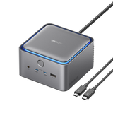 Anker Prime TB5 Docking Station (14-in-1, 8K, Thunderbolt 5 ) - front view | Silarius