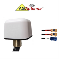 AG Antenna AG43F-BW-2WG AG43 Low Profile Series Mobility 3-LEAD Mimo 2 x WIFI Dual Band / Gps Gnss - Bolt Mount Antenna
