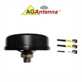 AG Antenna AG47-BB-2CG AG47 Low Profile Series Mobility 3-Lead MIMO 2 x Cellular 3G 4G 5G CBRS / GPS GNSS - Bolt Mount Antenna w/15ft Coax Cables - Black
