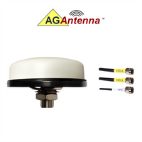 AG Antenna AG47-BW-2CG AG47 Low Profile Series Mobility 3-Lead MIMO 2 x Cellular 3G 4G 5G CBRS / GPS GNSS - Bolt Mount A