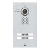 Aiphone IX-DVF-4A IX Series 4-Call Button IP Video Door Station, Flush Mount, Stainless Steel