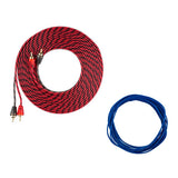 4-GA CCA Amplifier Installation Kit - RED - detail view | Silarius