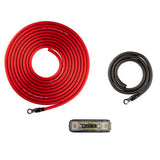 4-GA CCA Amplifier Installation Kit - RED - detail view | Silarius