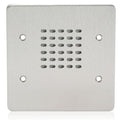 AtlasIED VPCS-2G-2 Intercom Stations Vandal Proof with Cone Loudspeaker and 25V Transformer, Stainless Steel