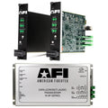 American Fiberteck MT-9P8C 9PXXXC Series Multimode Single Fiber 3-Channel Bi-Directional Transceiver, Digital 24-Bit Audio or Multi-Protocol Data or Contact Closure