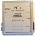 American Fiberteck MX-46-FX-ST-POE+ 10/100 Ethernet Transceiver, 2-Fiber, POE+, ST