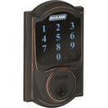 Schlage BE468ZPN CAM 716 12-342 10-116 Connect Touchscreen Deadbolt with Alarm with Camelot Trim