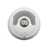 System Sensor SPSCWLED L-Series Indoor Speaker Ceiling-Mounted LED Strobe, "FIRE", White