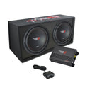 Cerwin Vega BKX212V Dual 12" Vented Enclosure & Amplifier Bass Package