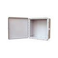 Mier BW-242410-QT BW Series Polycarbonate Electrical Enclosure with Quarter-Turn Latches, 24 x 24 x 10", Gray