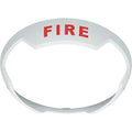 System Sensor BZWC-F L-Series BZWC White Bezel Kit for Ceiling Mount Strobes and Horn Strobes, "FIRE" Marking