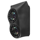 Can-Am Maverick X3 (2017-Up) Waterfall Center Console Speaker Pod Loaded with NXL-IQ 6.5" 2-Way Coaxial Marine Speakers and Digital LED Lights