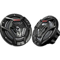 JVC CS-DR6200M drvn 6.5" 2-Way Marine/Motorsport Speakers with RGB LED, Black (Pair)