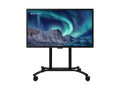 Clear Touch CTI-STAND-ADJM-E1 Adjustable Mobile Stand - Curve-Shaped Open Base with Motorized Height Adjustment