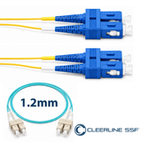 Cleerline CTG-S4B-02SUSU-20m SSF™ OM4 SC/UPC-SC/UPC Patch Cord 1.2mm 20m