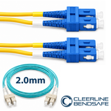 Cleerline CTG-B4E-02SUSU-15m BendSafe® OM4 SC/UPC-SC/UPC Patch Cord 2.0mm 15m