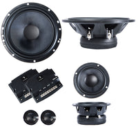 Diamond Audio DES365C 6.5" Diamond Elite DES Series 3-Way Component Speaker Set