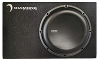 Diamond Audio DESMB12 Diamond Elite DES 12" Slot-Vented Passive Subwoofer Enclosure, 500W RMS