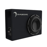 Diamond Audio DESMB8A Diamond Elite DES 8" Slot-Vented Active Subwoofer Enclosure, 250W RMS