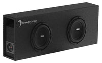 Diamond Audio DESMB8D Diamond Elite DES Dual 8" Loaded Microbox Ported Enclosure, 500W RMS