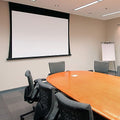 Draper 140036U 109" Access FIT Electric Projection Screen with Low Voltage Motor, HDTV, Matte White