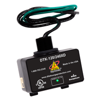 DITEK DTK-120/240XD Split Phase, 3W, 50kA, 120/240V AC