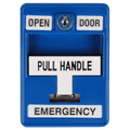 Dortronics 6510/BL-S35 6500 Series Emergency Pull Station, Pull Station with SPDT (Form C) Switches, Blue Enamel Finish