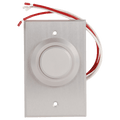 Dortronics W5287-P23DA 5287 Series DPST-Pneumatic Timer 2-60 s Adjustable 1-Gang Switch Plate, Clear Aluminum Anodized