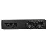2018-2026 Jeep Gladiator Dual 8' Ported Subwoofer Enclosure - rear view | Silarius