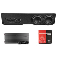 2018-2026 Jeep Gladiator Dual 8' Ported Subwoofer Enclosure - front view | Silarius