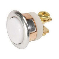 Edwards Signaling 620-B 600 Series Doorbell Button Push, Non-Illuminated, white center, switching voltage 8/24/48V, amperage range 0.3-2A