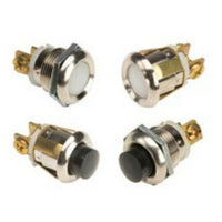 Edwards Signaling 694-W Low Voltage Panel Mount Push Button Snap Fit Protruding Center White
