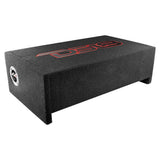 10' Loaded Shallow Down Fire Subwoofer Enclosure 300 Watts Rms - detail view | Silarius