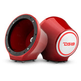 6.5' Universal Flat Mount Kick Panel Speaker Pod - Jet Skis, Jeeps, Motorcycles - RGB LED Lights - detail view | Silarius