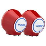 6.5' Universal Flat Mount Kick Panel Speaker Pod - Jet Skis, Jeeps, Motorcycles - RGB LED Lights - detail view | Silarius
