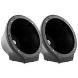 8” Universal Flat Mount Kick Panel Speaker Pod - Jet Skis, Jeeps, Motorcycles - RGB LED Lights - detail view | Silarius