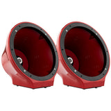 8” Universal Flat Mount Kick Panel Speaker Pod - Jet Skis, Jeeps, Motorcycles - RGB LED Lights - detail view | Silarius