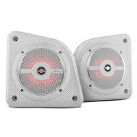 Slim Loaded Enclosure with NXL-6L/WH Included White - front view | Silarius