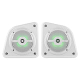 Slim Loaded Enclosure with NXL-6L/WH Included White - side view | Silarius