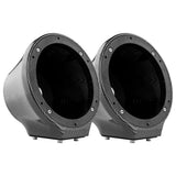 6.5' Universal Flat Mount Kick Panel Speaker Pod - Jet Skis, Jeeps, Motorcycles - RGB LED Lights - detail view | Silarius