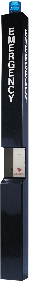 Talkaphone ETP-MT-PCS ETP-MT Series Blue Light Phone Tower, Includes Provision for Power Charging System