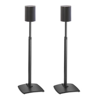 Sanus WSSE1A2-B2 Height-Adjustable Speaker Stands for Sonos Era 100 - Pair (Black)