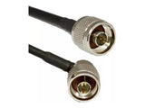 AccelTex ATS-00399 240 Series N-Style Plug to Right Angle N-Style Plug 10 ft Cable Assembly