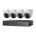 TP-Link VIGI NK4P-T4425-2T 4MP Full-Color Turret IPC and 4-Channel PoE+ NVR Kit