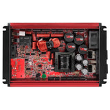 FRP Compact Full-Range Class D 1-Channel Amplifier 2,500 Watts Rms @ 1-Ohm - side view | Silarius